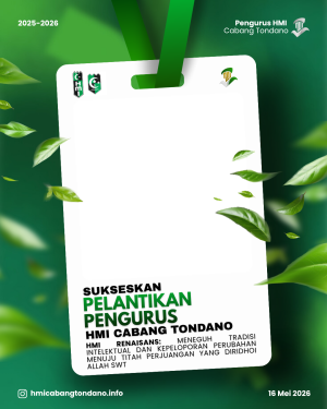 PELANTIKAN PENGURUS HMI TONDANO 2025-2026