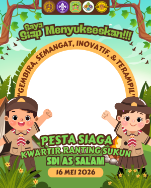 Twibbon Panitia Pesta Siaga Kwarran Sukun 2026