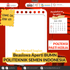 Beasiswa Aperti BUMN POLTEKSI 2026