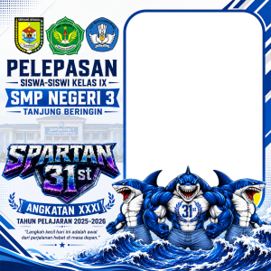 Pelepasan Siswa-Siswi Kelas IX SMP Negeri 3 Tanjung Beringin - Spartan 31st