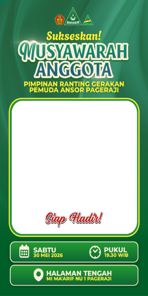 MUSYAWARAH ANGGOTA ANSOR PAGERAJI