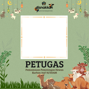 Petugas Pemantauan Pemotongan Hewan Kurban Kab. Blitar 1447 H/2026 M