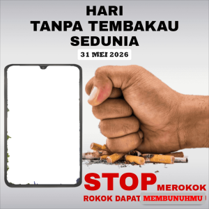 Selamat Hari Tanpa Tembakau Sedunia 31 Mei 2026