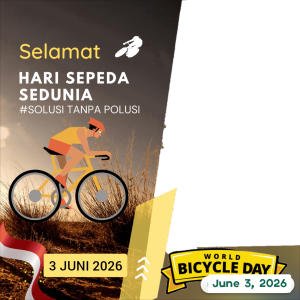 Selamat Hari Sepeda Sedunia 3 Juni 2026