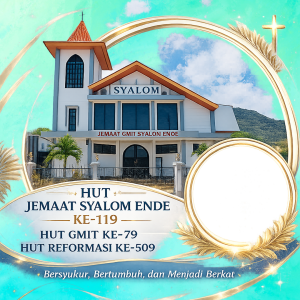 HUT JEMAAT SYALOM ENDE, KE-119 HUT GMIT KE-79 DAN HUT REFORMASI KE-509