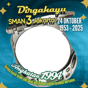 Dirgahayu SMAN 3 JAKARTA 24 Oktober 1953 - 2025