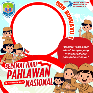 Sdn bumiayu 1 mengucapkan selamat hari pahlawan 10 november 2025
