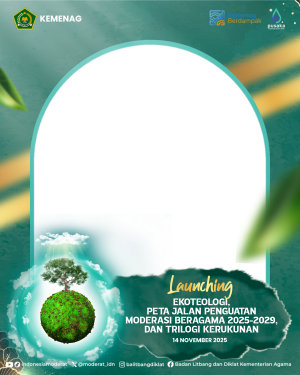 Launching Ekoteologi, Peta Jalan Penguatan Moderasi Beragama 2025-2029, dan Trilogi Kerukunan
