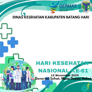Semarakkan Hari Kesehatan Nasional Ke-61 Bersama Dinas Kesehatan Kabupaten Batang Hari