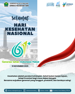Hari Kesehatan Nasional ke-61 : Generasi Sehat, Indonesia Hebat