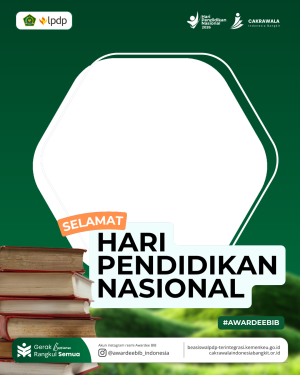 Twibbon Hari Pendidikan Nasional Cakrawala Indonesia Bangkit
