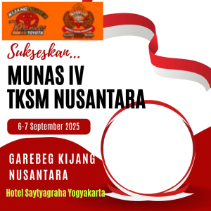 Twibbon Trending MUNAS IV TKSM YOGYAKARTA 2025 – Gratis Tanpa Watermark