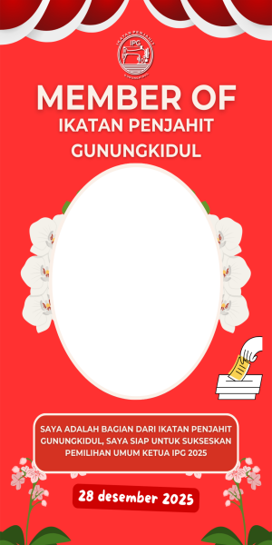 SUKSESKAN PEMILU IKATAN PENJAHIT GUNUNGKIDUL 2025