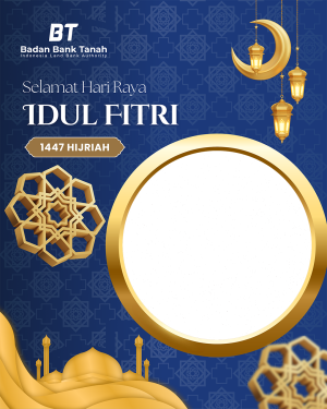 Perayaan Idulfitri Badan Bank Tanah