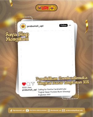 Twibbon Panitia Candradimuka Dasar XIX