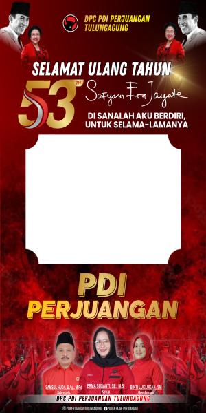 Hut 53 pdi perjuangan