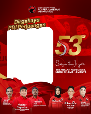 HUT PDI PERJUANGAN KE-53