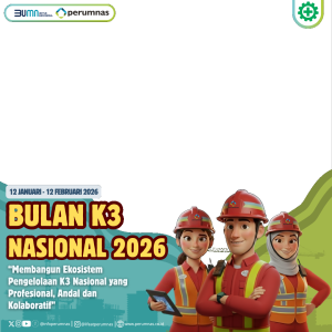 Twibbon Memperingati Bulan K3 - Perumnas 2026