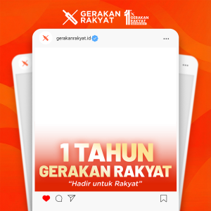 1 Tahun Gerakan Rakyat