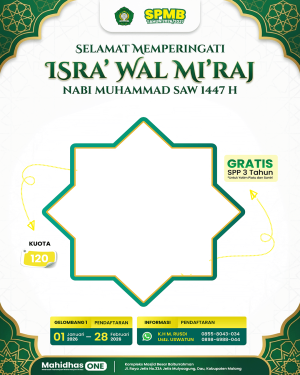 Jejak Cahaya Isra' Mi'raj & Sukses Masa Depan bersama MTs Wahid Hasyim 01 Dau