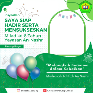 Milad ke-8 Tahun Yayasan An-Nashr  Parung Bogor