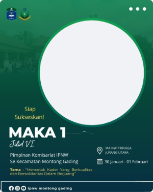 Saya siap sukseskan MAKA I JILID VI