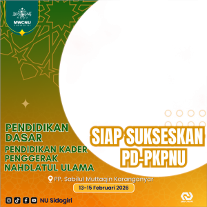 PD-PKP NU MWCNU SIDOGIRI