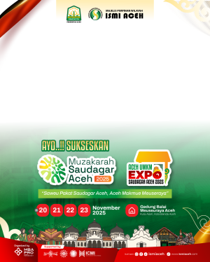 Twibbon Muzakarah Saudagar Aceh & Expo UMKM Expo Saudagar Aceh 2025