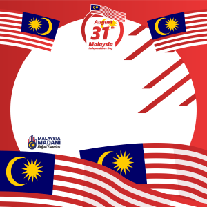 Twibbon Hari Kebangsaan Malaysia ke-68