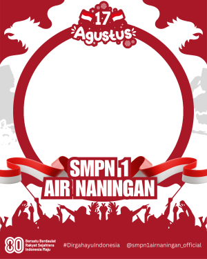 SMPN 1 AIR NANINGAN HUT RI KE 80