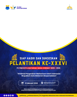 PELANTIKAN KE-XXXVI PC PMII KOTA MATARAM