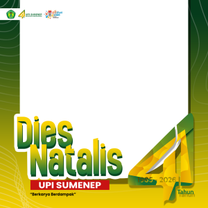 Twibbon Dies natalis ke 41 UPI Sumenep