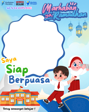 Twibbon Marhaban ya Ramadhan SD N 02 Doplang