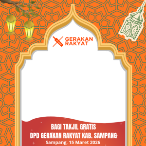 Twibbon Bagi Takjil DPD Gerakan Rakyat Kab. Sampang