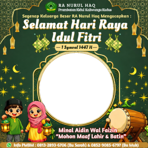 RA Nurul Haq Ucapan Hari Raya Idul Fitri