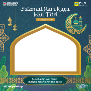 Twibbon PLNE Idul Fitri 2026