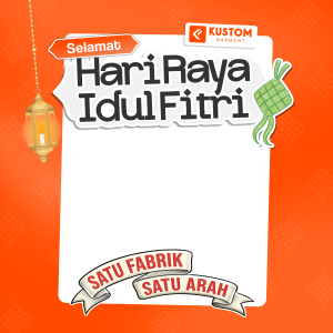 twibbon lebaran kustom garment