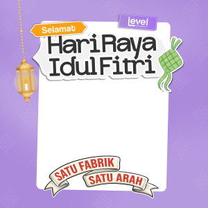 Twibbon lebaran Level Garment