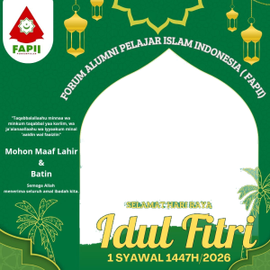 FAPII Menggucapkan Selamat Hari Raya Idul Fitri 1447 H.