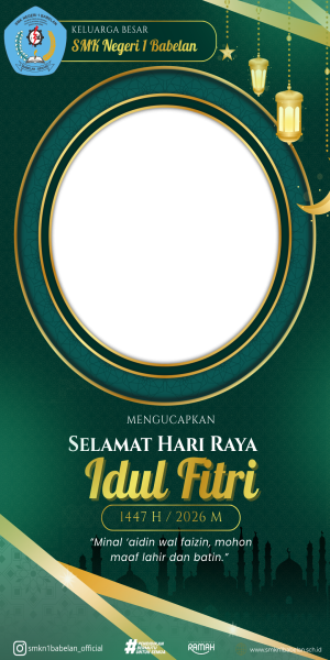 Ucapan Hari Raya SMKN 1 Babelan
