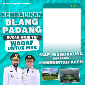 Twibbon Kembalikan Blang Padang