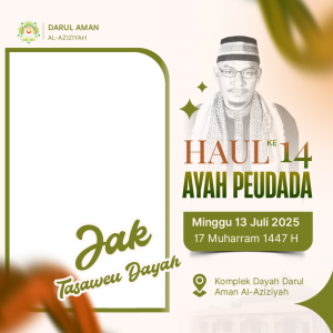 Haul ke-14 Ayah Peudada